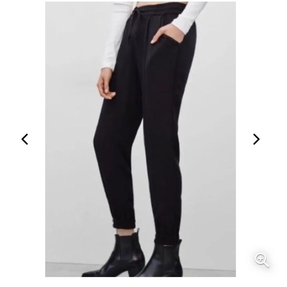 Aritzia Talula Black Los Feliz Jogger Pants size 6 - Picture 2 of 13